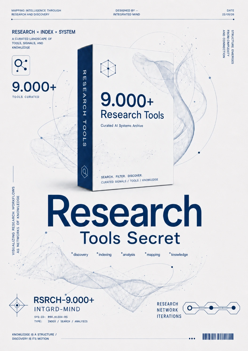 Poster 9.000+ Research Tools Secret